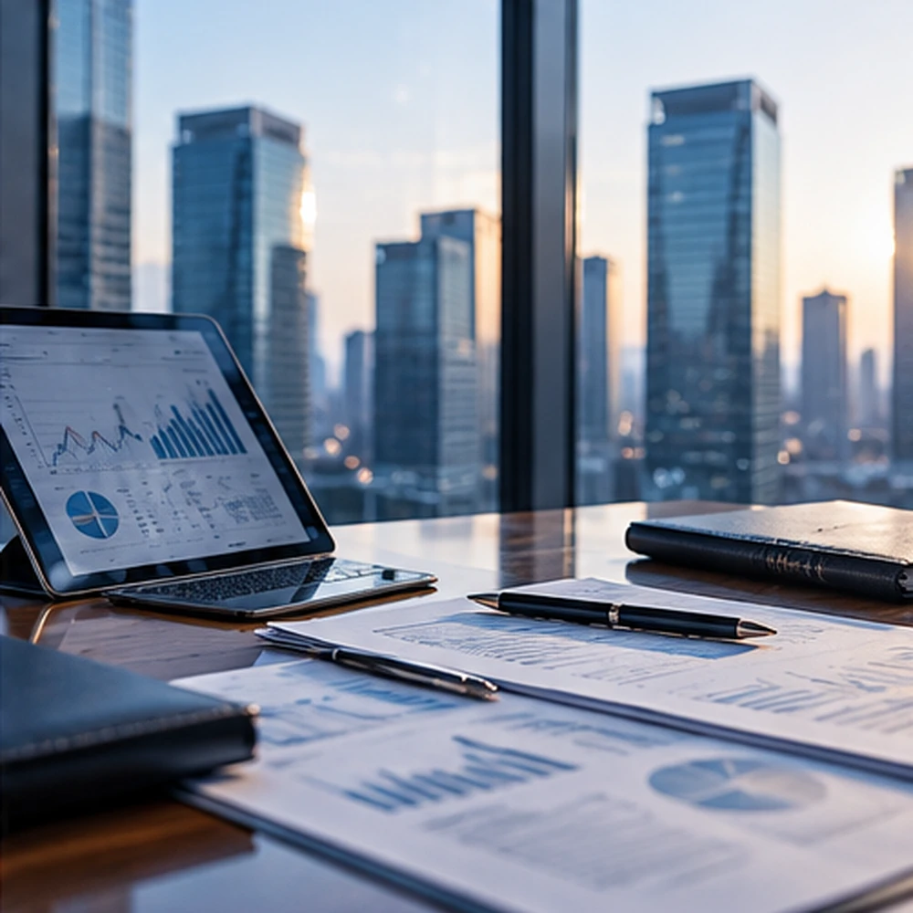 Investor relations financial analysis workspace