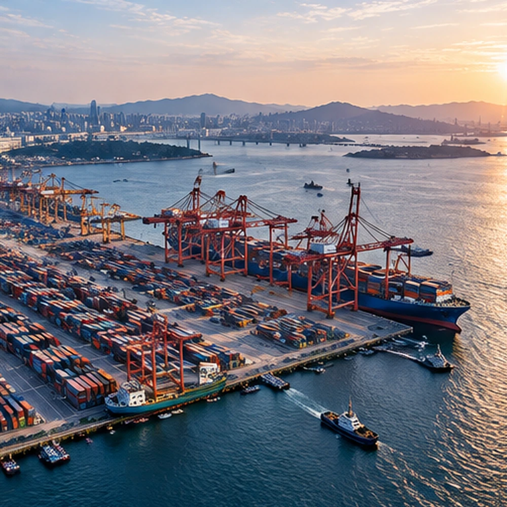 International trade logistics and port